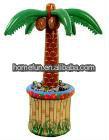 advertising plastic coconut tree shaped inflatable ice bucket /ice pail good for bear and beverage f