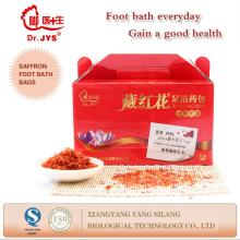 Prevent heart disease heart problems Chinese hot foot bath saffron