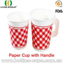 Hot  Drink ing  Paper  Cup With Handle