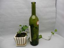 750ml dark green glass red wine bottle for wholesale