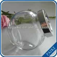 500ml clear round honey/candy/food/storage glass jar