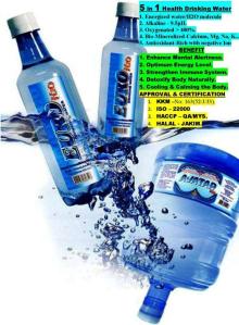oxygenated, alkalise & energize water