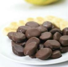 Banana coated with Chocolate