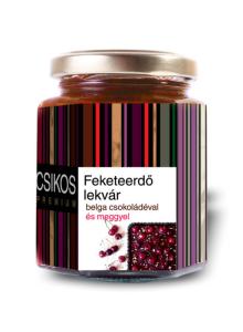 Black forest with begian chocolate jam