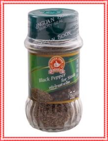 Best Price High Quality Black pepper powder for steak from Thailand 60 g.