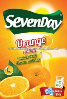 Orange instant Powder Drink - 10 Gr. 2 Liter