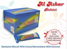 Al Azhar Sandwich Biscuit With Cocoa Marshmallow with Coconut 64 gr.