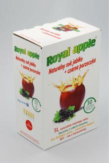  Natural ly cloudy juice, pressed from fresh apples and  blackcurrant 