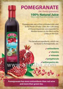 Pomegranaten100% Natural Juice
