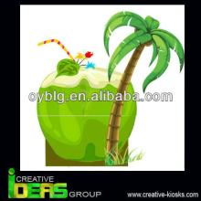 2013 brand new coconut juice mobile  shop  design