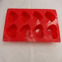 Love Rose EMBOSSED HEART silicone mould chocolate Fondant soap