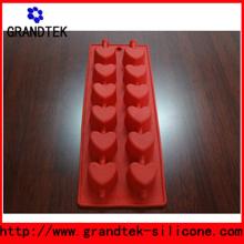 Random Color Mini Heart Shape Silicone Ice Cube Chocolate Mold