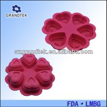 Hot sale Unique  design  colorful Food grade cake decoration silicone  mould 