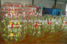 Colorful Stripes Soccer Bubble,Body Zorbing,Bubble Football