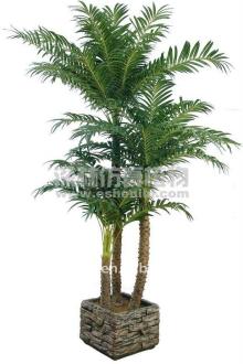 3trunk artificial coconut tree
