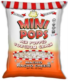 Mini Pops | Popped Sorghum - Macho Nacho Cheese