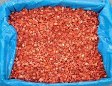 IQF strawberry dices