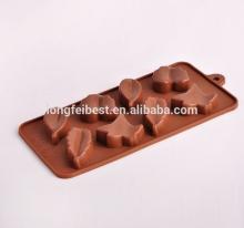  Leaf  Shape  Silicone  Soap Mold /Fondant  cake  decorating Tools