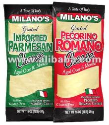 Milano s Imported Grated Parmesan Cheese 1LB Bag