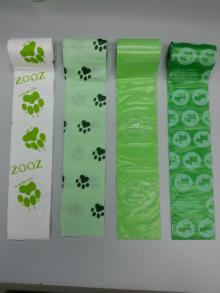 2014 pet product/biodegrdable fragrance dog poop refill bags/ corn starch material bags