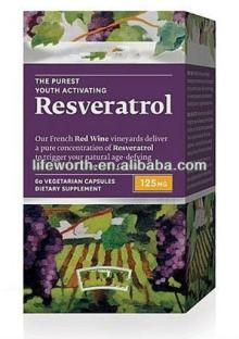 100% trans molecule emodin free Resveratrol capsule