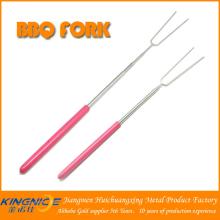 Two-prong marshmallow roasting stick
