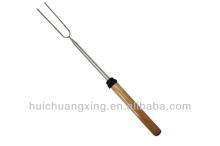 Telescopic two-prong fork marshmallow fork