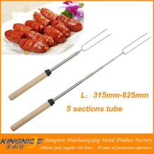 Alibaba china long handle extensile marshmallow forks
