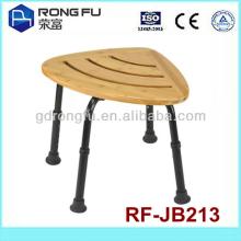 L56xW41xH34-46CM(6holes)bath wooden shower chair for disable/elderly (Foshan)
