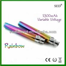 hot selling high quality variable voltage vision ego spinner battery 650mah 900mah 1100mah 1300mah s
