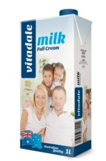 VITADALE 1L FULL CREAM AUSTRALIAN MILK