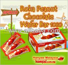 Apollo Roka Peanut Chocolate Wafer Bar 1080