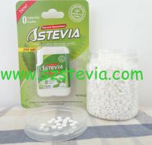 Stevia tablet in dispenser instant soluble