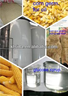 75Ton yellow corn starch corn fructose syrup processing machine&use yellow corn to produce liquid gl