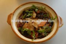 Shirataki/Konjac/Konnyaku manyplies instant simulate&imitate noodle /hot pot food/with undaria pinni