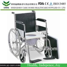 aluminum toilet commode chair with wheels