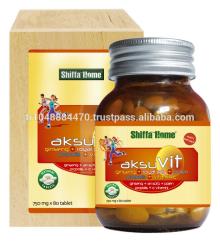AksuVit Natural Herbal Vitamin  Health   Food  Supplement Tablet with Ginseng