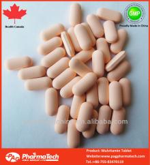 Health Canada GMP Halal Multi- Vitamin s Tablet (Pills)--Private label