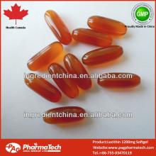 Health Canada GMP Certified Whole Sale Soy Lecithin 1200mg Softgel Capsule