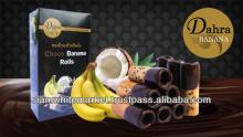 Crispy Healthy Choco Banana Homemade Rolls,72 g