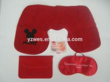Factory made satin cheap travel kit  set 