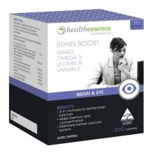 Brain Boost Ginkgo, Omega 3, Lecithin & Vitamin E Capsules