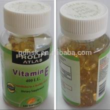 high quality natural vitamin e supplement soft capsules