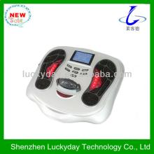 Customized new style roller tens ems heating foot massager