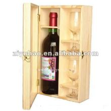 Fashion Design Red Wine Wooden Box For Sale