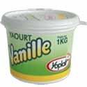 yaourt yoplait vanille 1kg