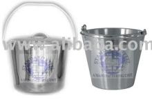 steel milk bucket