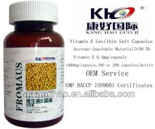 Wholesale Natural Vitamin E Lecithin Soft Capsules GMP Certified