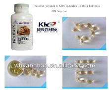 Anti-cancer Natural Vitamin E Softgels in Bulk OEM