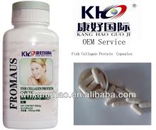 Beauty women 100% Pure Fish Collagen Protein Capsules